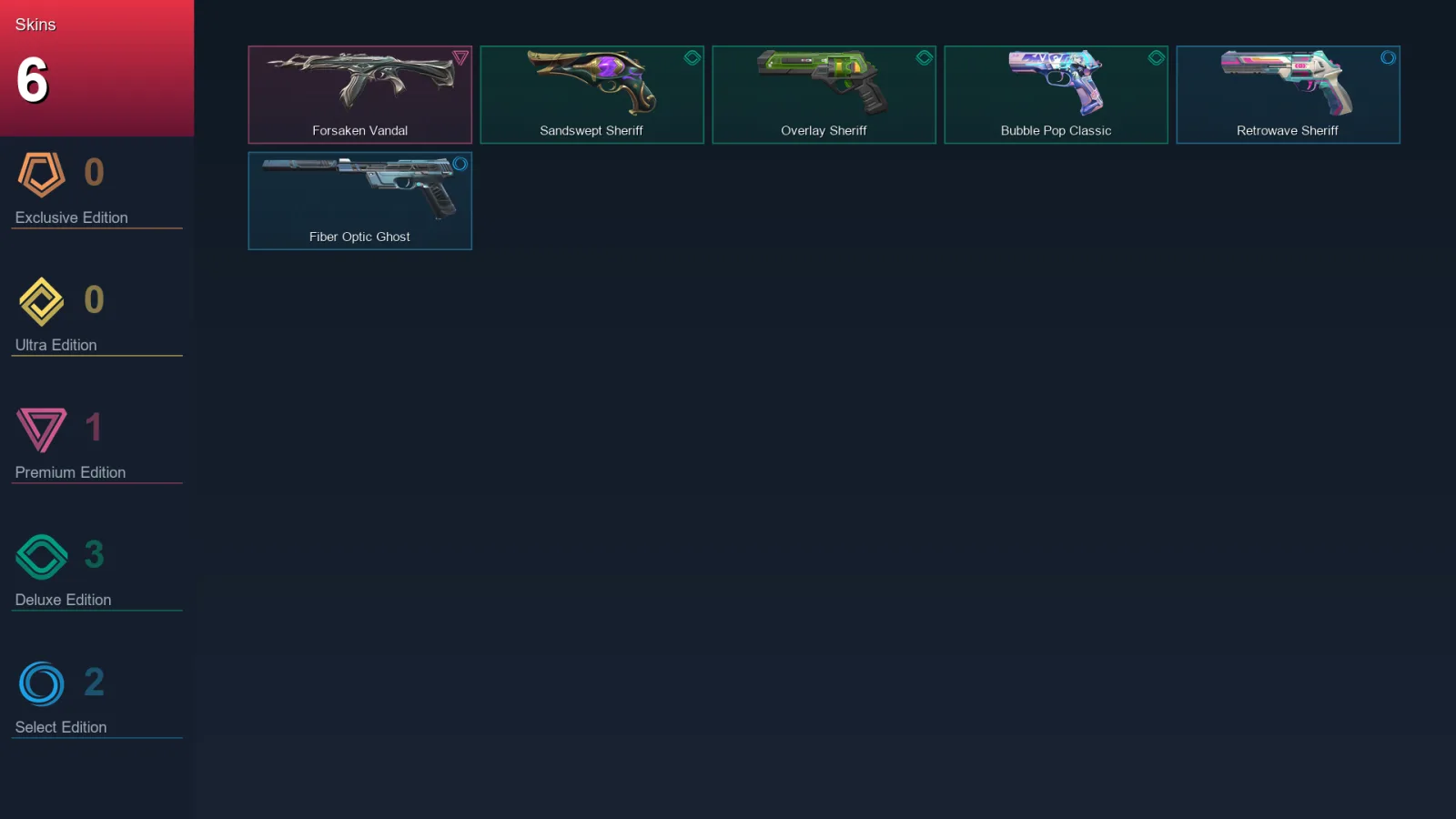 EU | Lv148 | Unranked | 6 Skin | 27 Agent | 41 Buddy