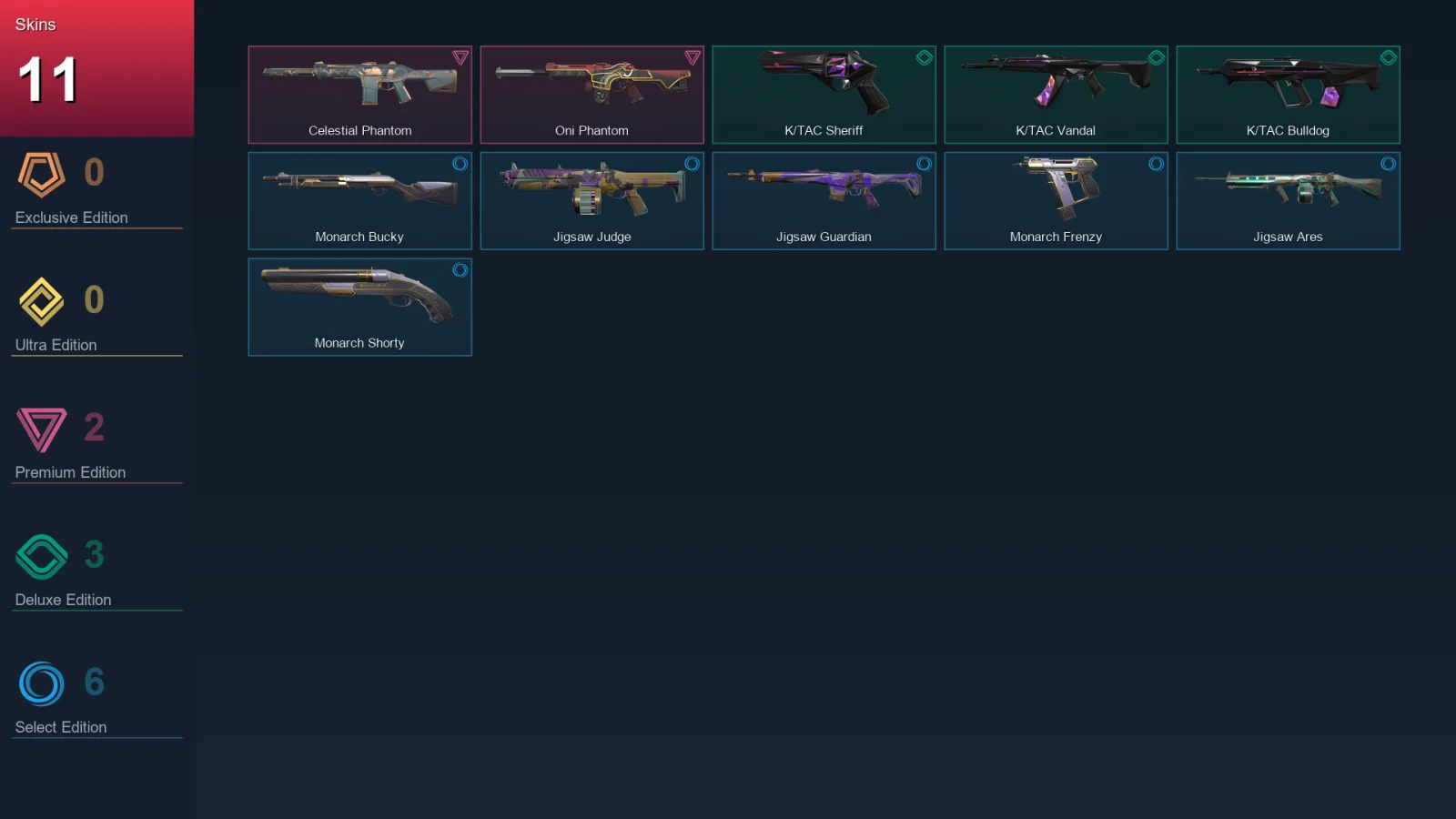 NA | Lv27 | Unranked | 11 Skin | 9 Agent | 14 Buddy