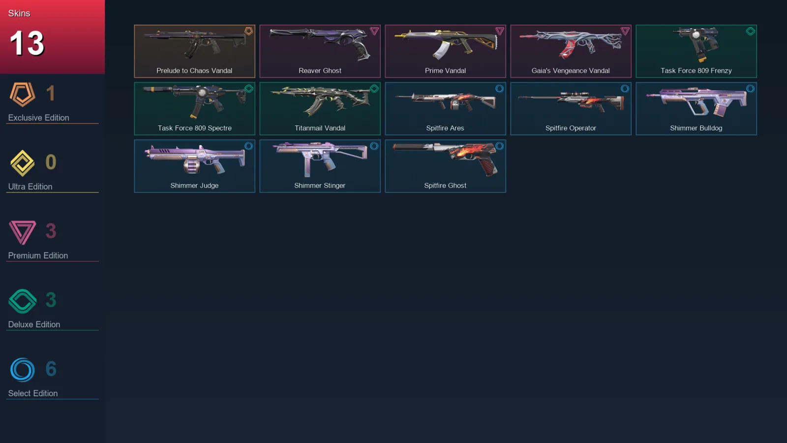 EU | Lv31 | Unranked | 13 Skin | 11 Agent | 21 Buddy — Valorant account