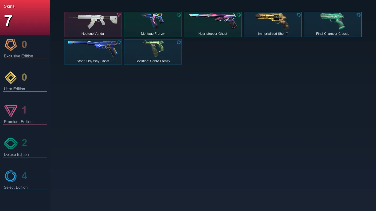 LA | Lv112 | Unranked | 7 Skin | 26 Agent | 38 Buddy — Valorant account