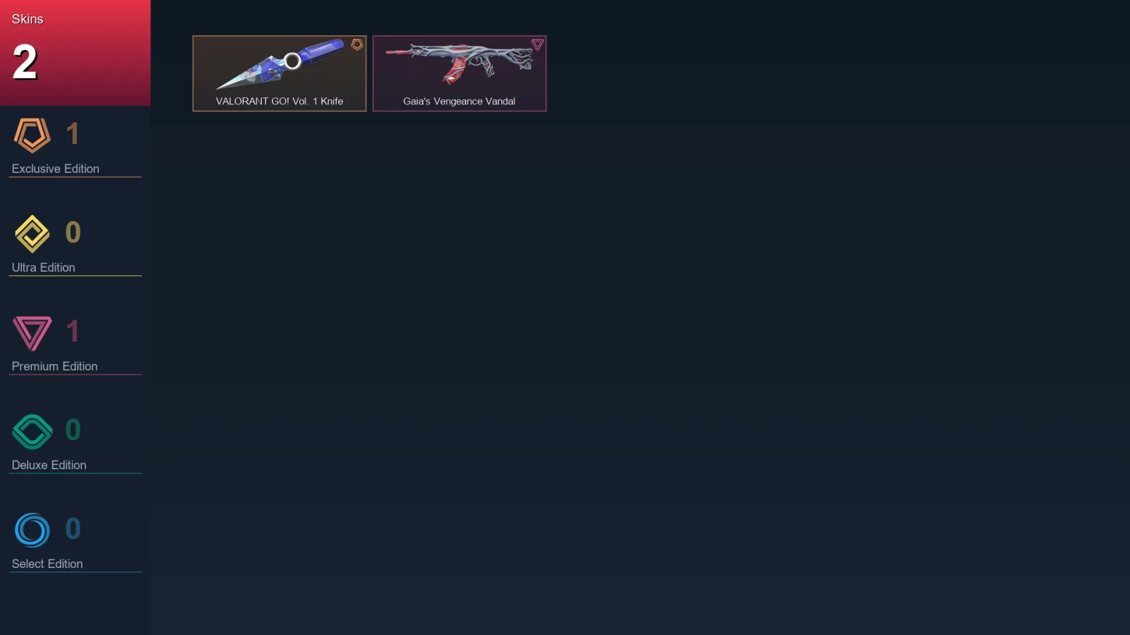 EU | Lv22 | Unranked | 2 Skin | 9 Agent | 8 Buddy