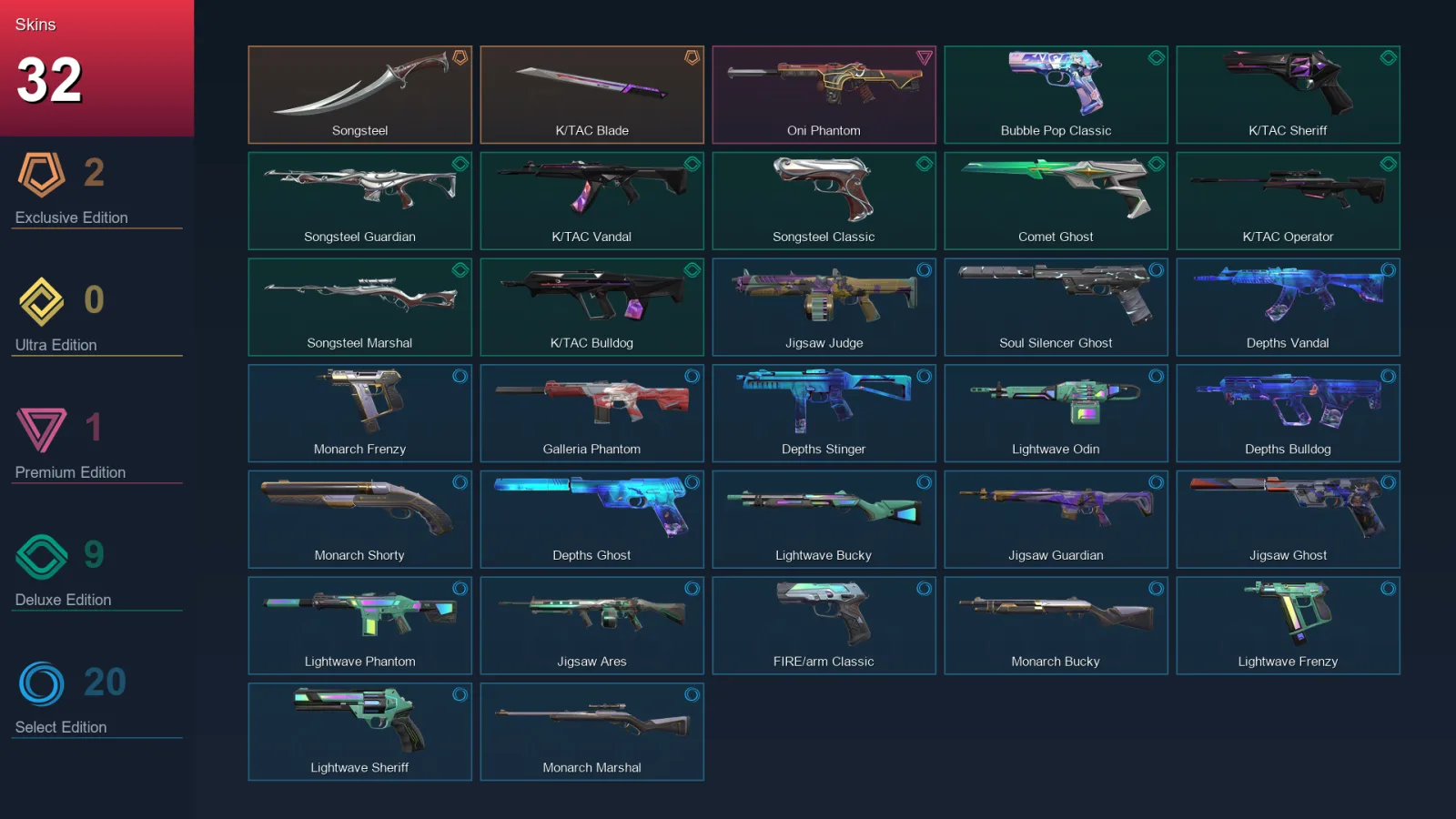 AP | Lv143 | Unranked | 32 Skin | 27 Agent | 50 Buddy — Valorant account