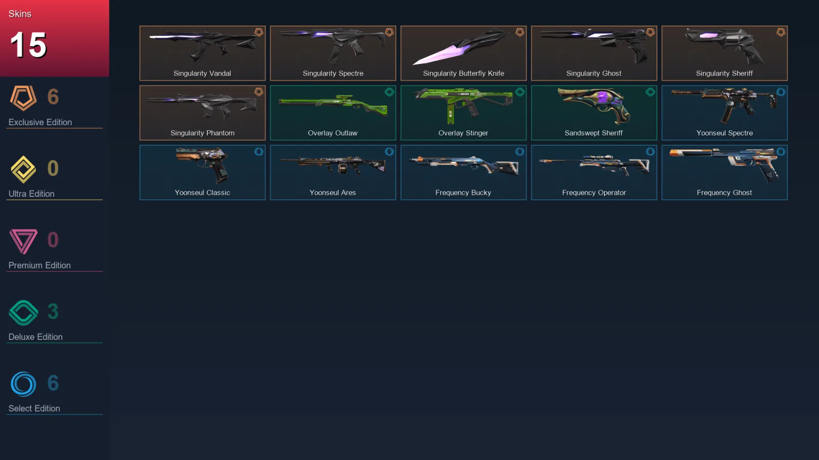AP | Lv65 | Silver I | 15 Skin | 16 Agent | 25 Buddy