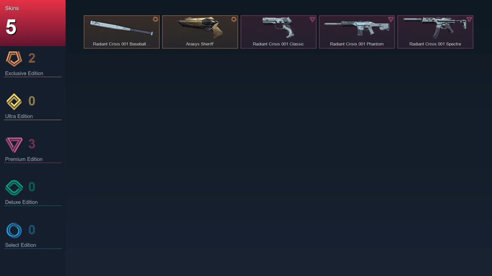 NA | Lv37 | Unranked | 5 Skin | 12 Agent | 14 Buddy
