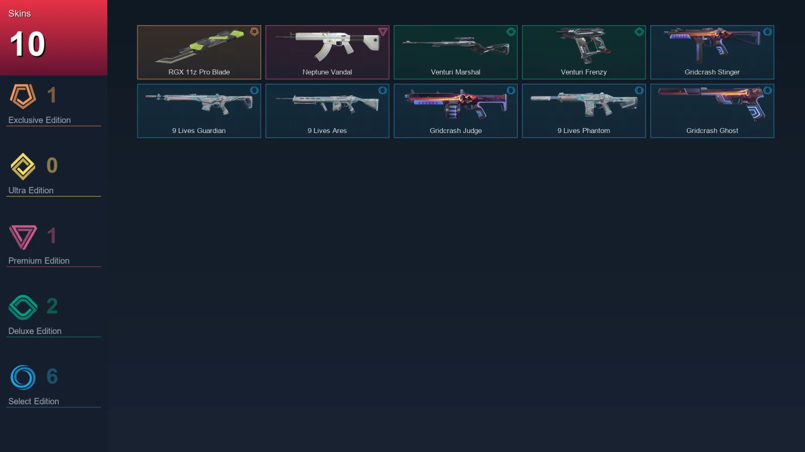 EU | Lv24 | Unranked | 10 Skin | 9 Agent | 13 Buddy