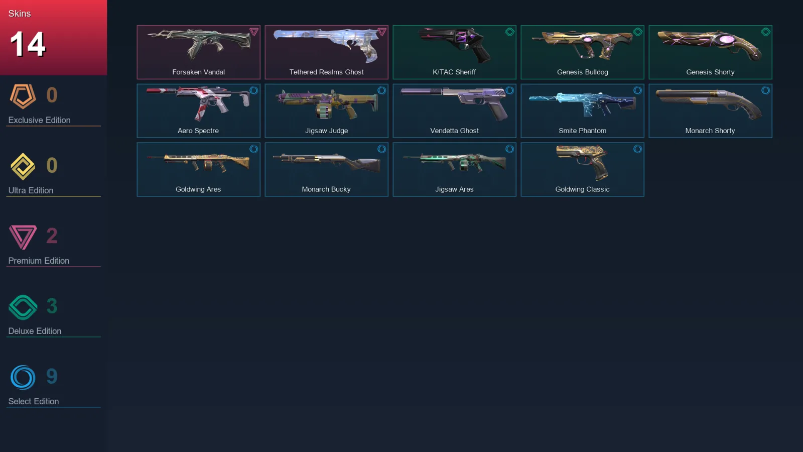 BR | Lv36 | Unranked | 14 Skin | 8 Agent | 17 Buddy — Valorant account