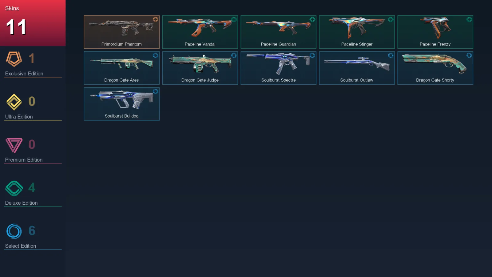 AP | Lv30 | Unranked | 11 Skin | 12 Agent | 16 Buddy