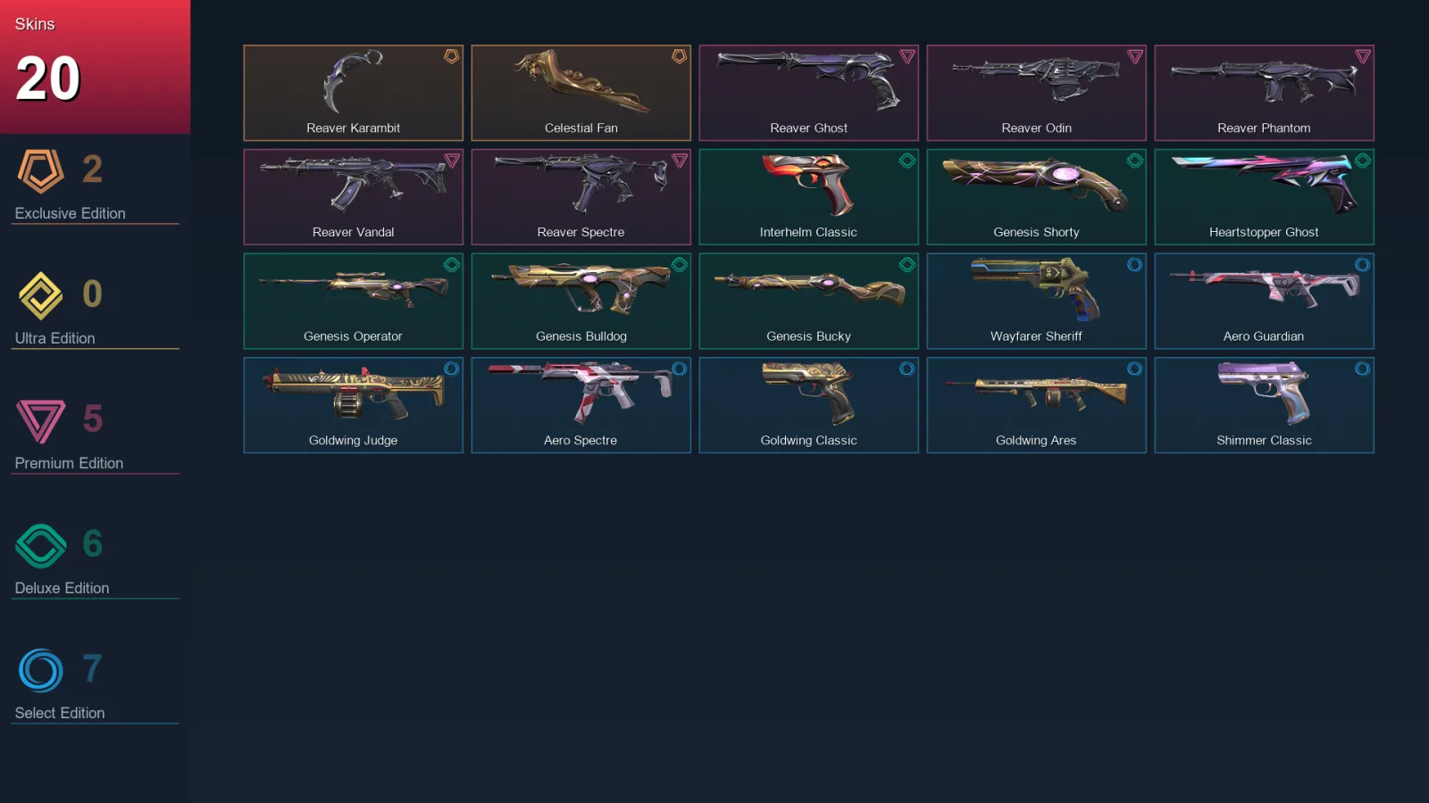 AP | Lv141 | Unranked | 20 Skin | 28 Agent | 72 Buddy — Valorant account