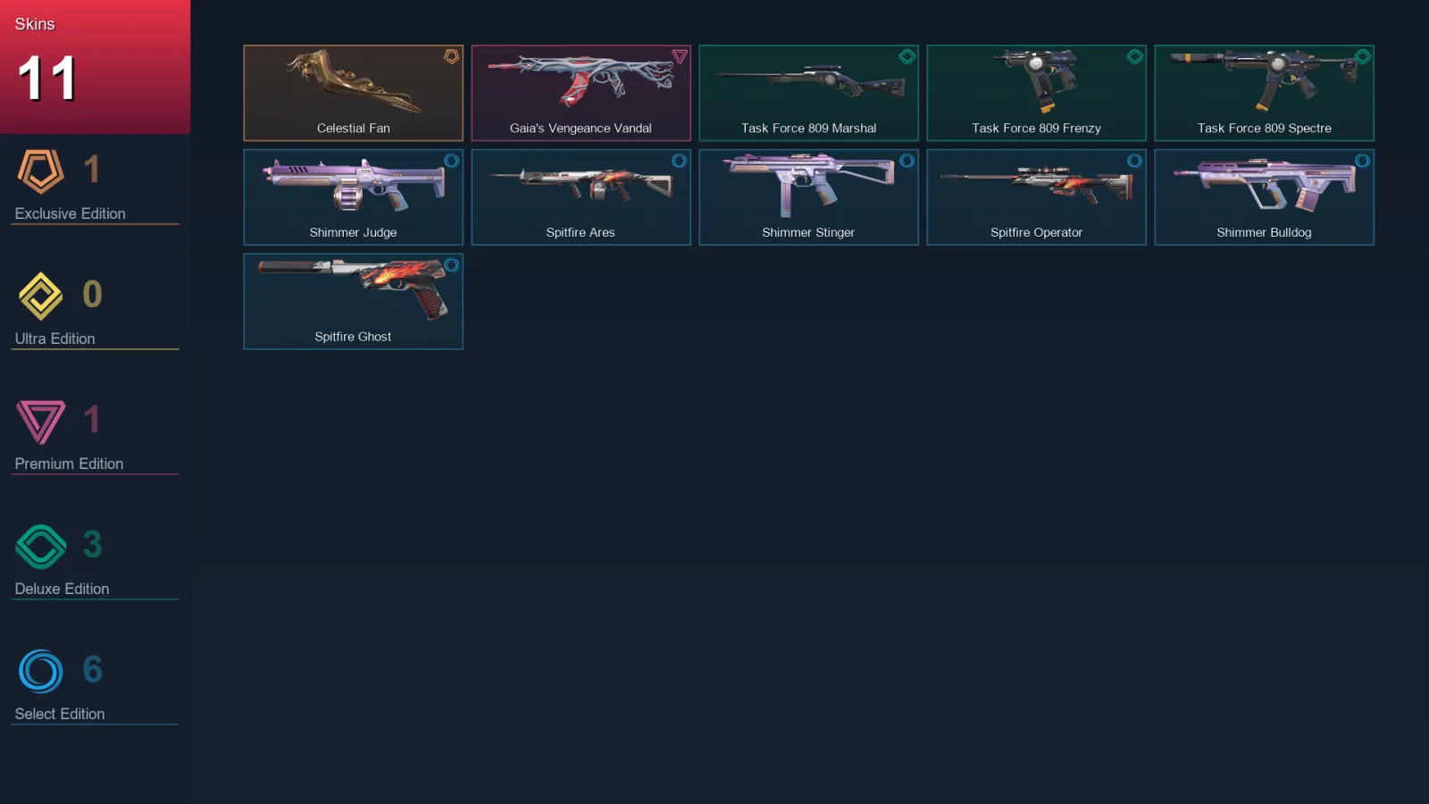 AP | Lv53 | Unranked | 11 Skin | 19 Agent | 20 Buddy — Valorant account