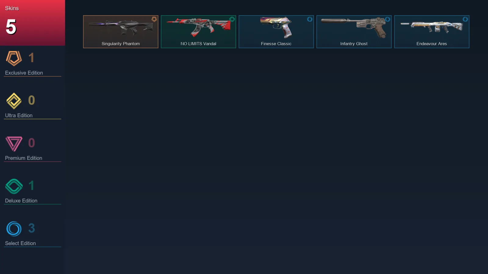 EU | Lv41 | Unranked | 5 Skin | 10 Agent | 15 Buddy