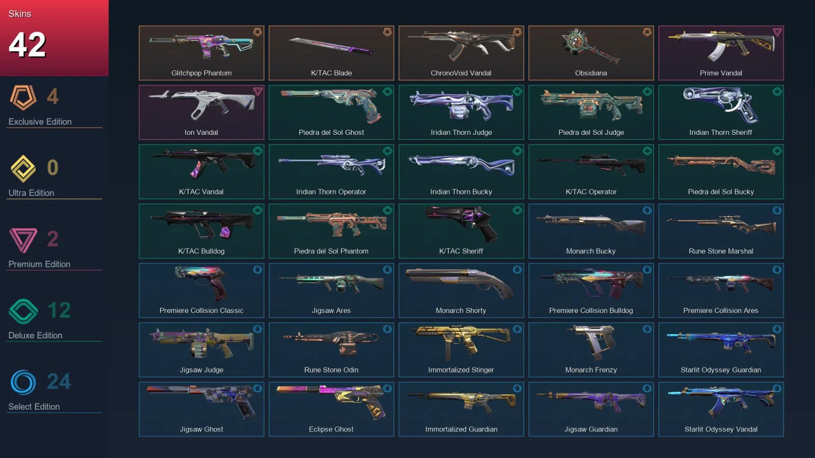 LA | Lv98 | Unranked | 42 Skin | 20 Agent | 48 Buddy