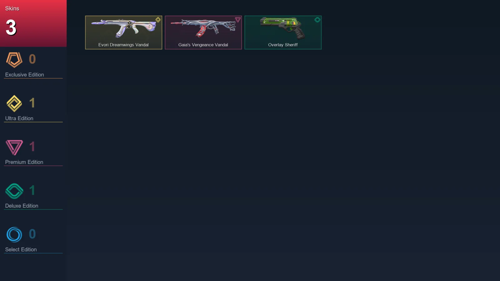AP | Lv37 | Unranked | 3 Skin | 14 Agent | 9 Buddy