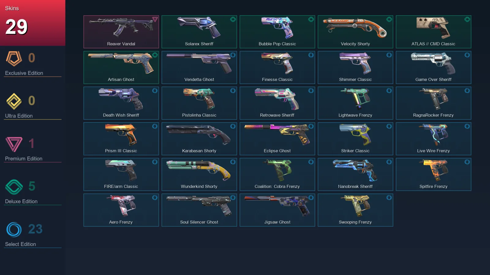 AP | Lv347 | Unranked | 29 Skin | 27 Agent | 113 Buddy — Valorant account