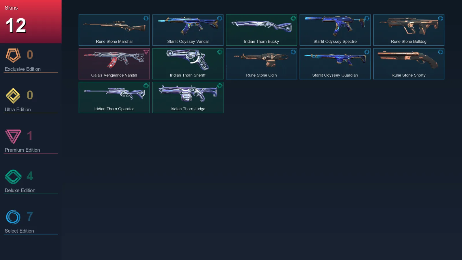 EU | Lv41 | Unranked | 12 Skin | 15 Agent | 16 Buddy