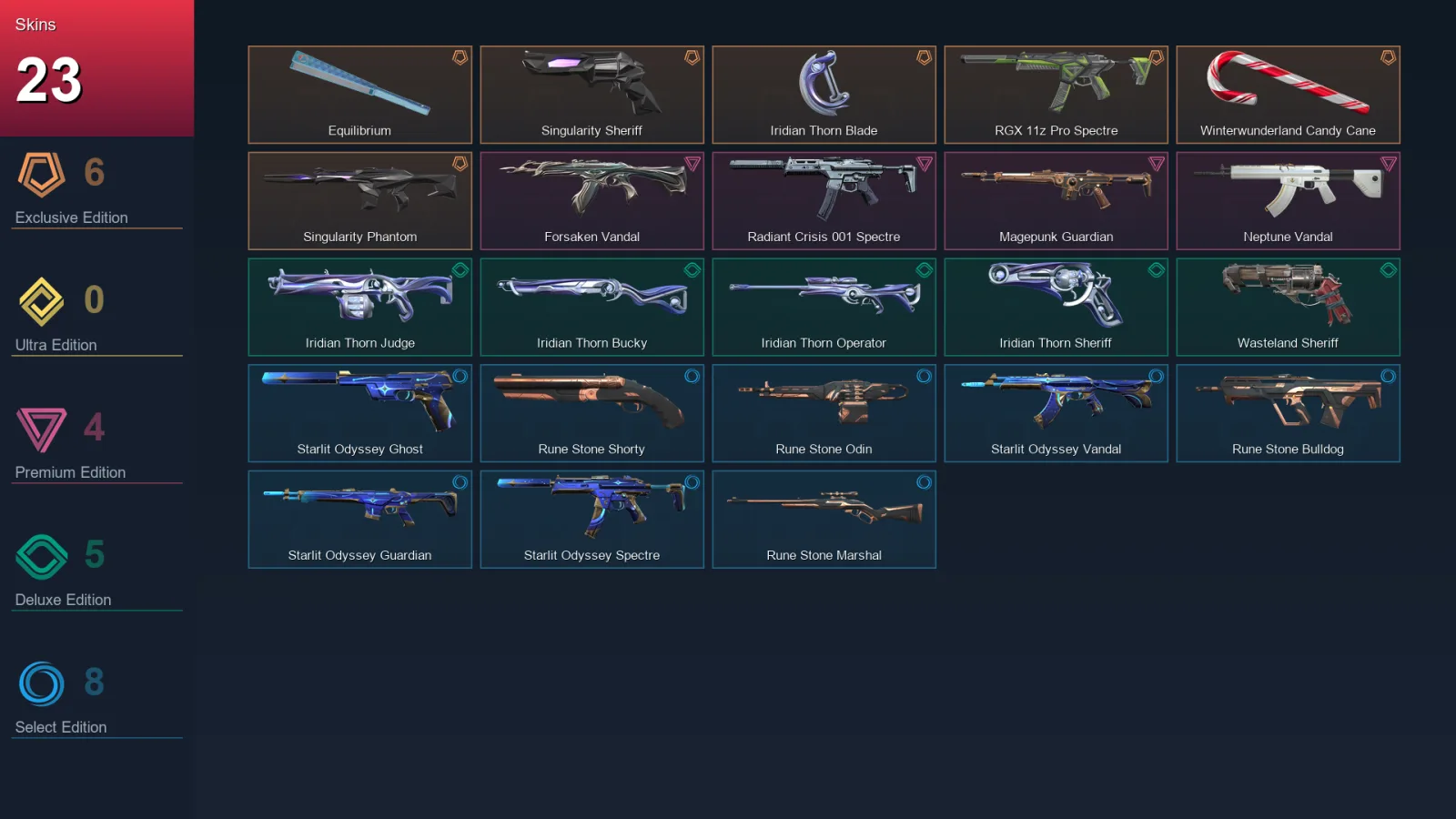 EU | Lv68 | Unranked | 23 Skin | 22 Agent | 30 Buddy