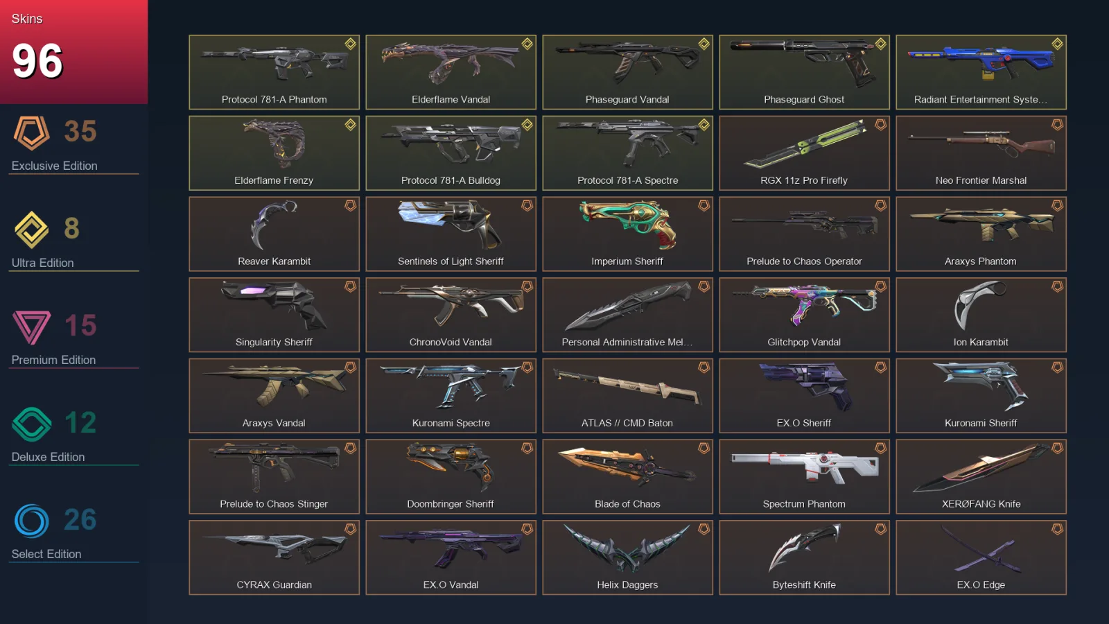 NA | Lv61 | Unranked | 96 Skin | 16 Agent | 49 Buddy