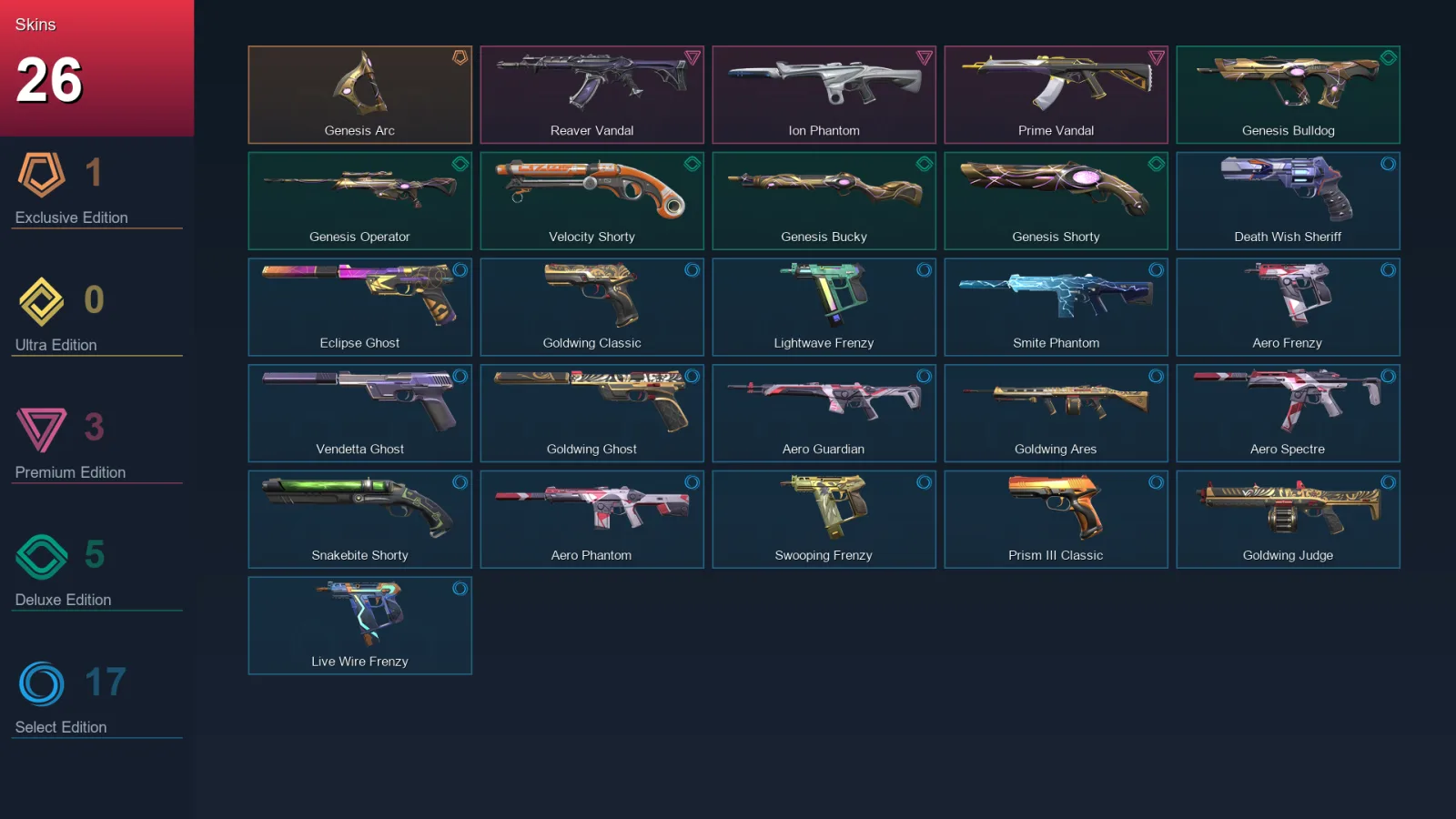 NA | Lv152 | Unranked | 26 Skin | 19 Agent | 63 Buddy — Valorant account