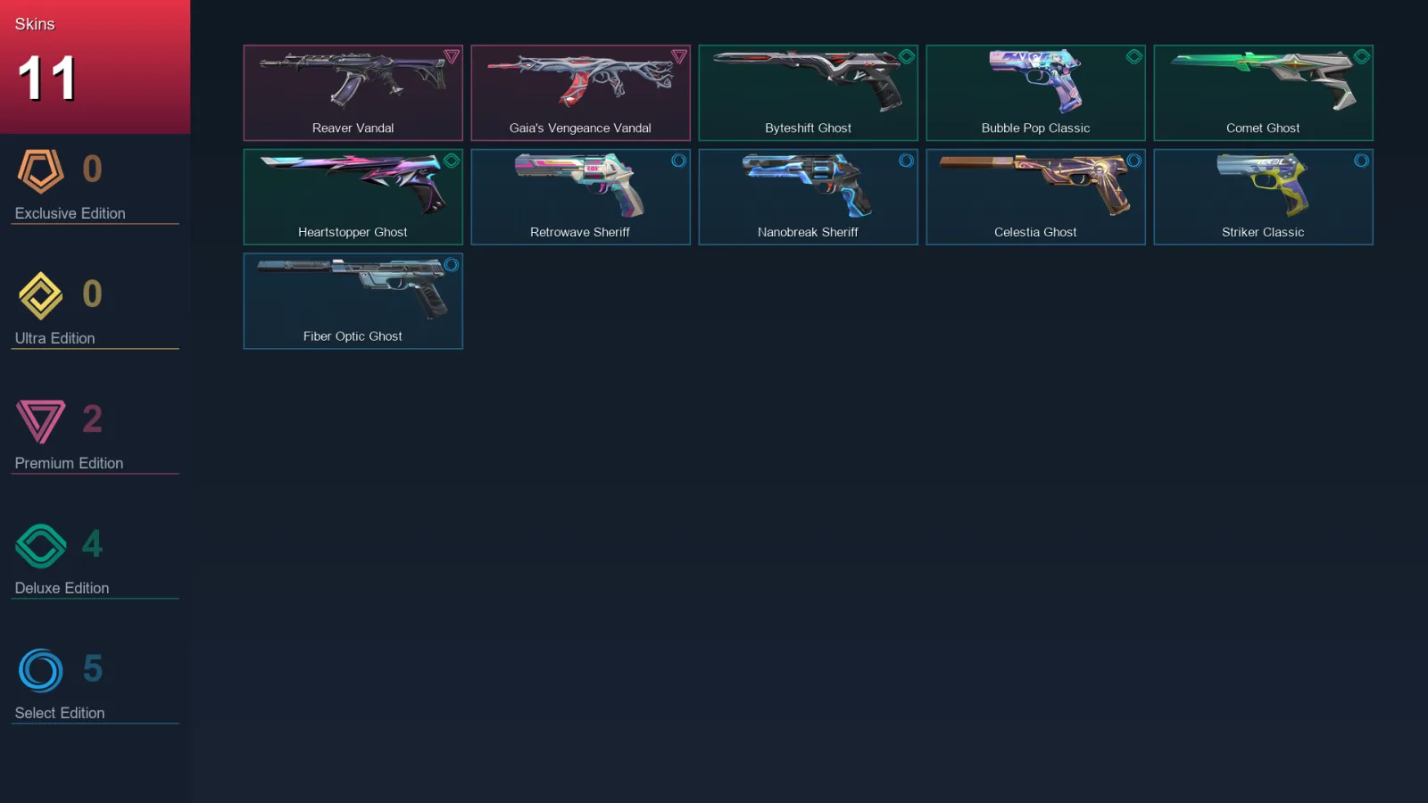LA | Lv197 | Unranked | 11 Skin | 27 Agent | 78 Buddy — Unranked / Smurf Valorant