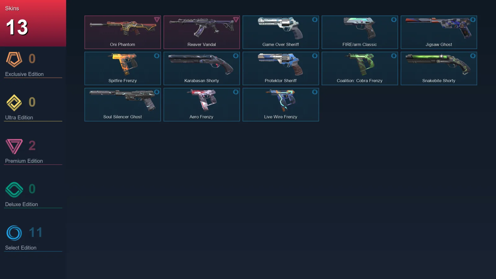AP | Lv141 | Unranked | 13 Skin | 19 Agent | 53 Buddy