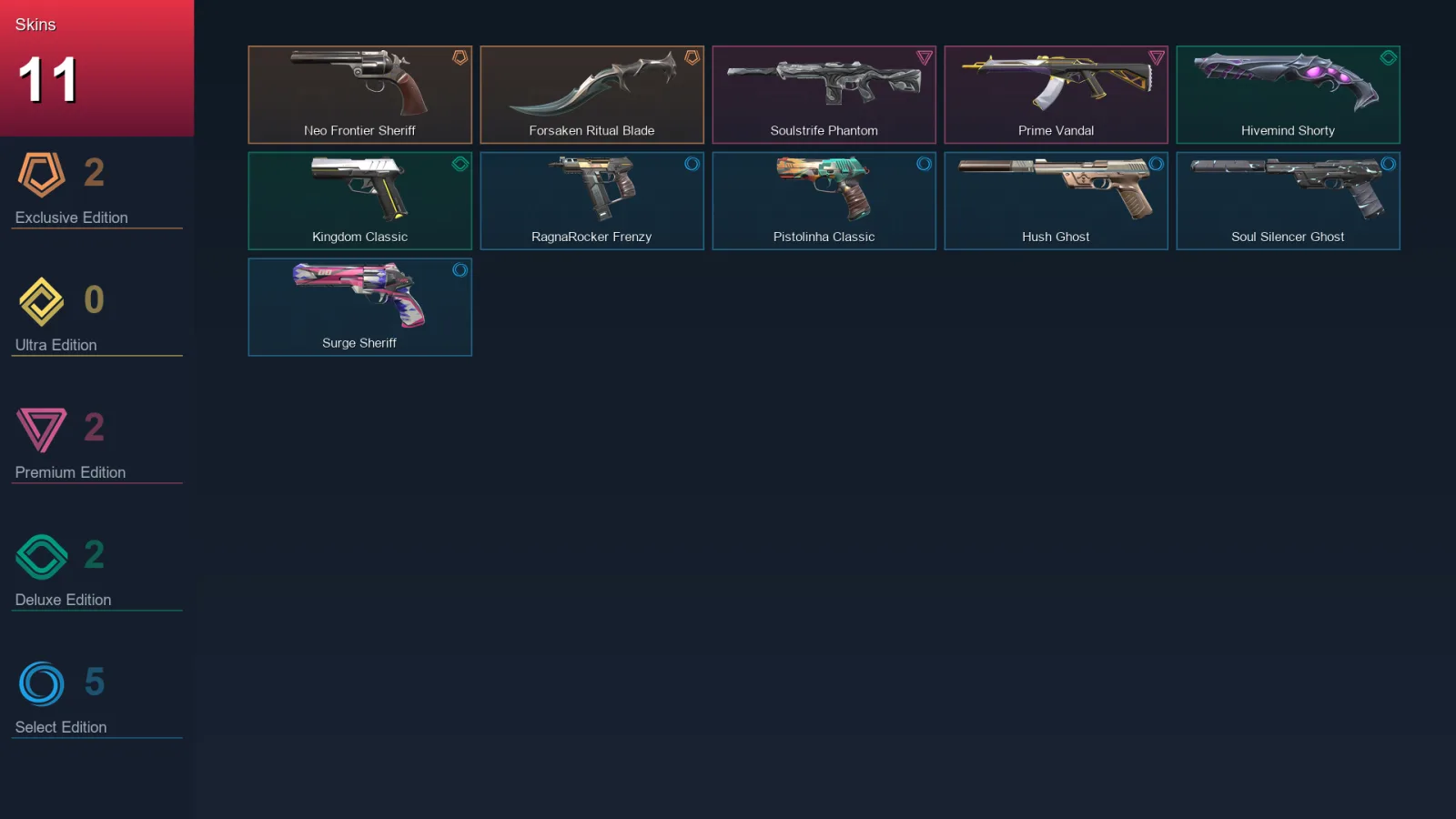 NA | Lv117 | Unranked | 11 Skin | 22 Agent | 50 Buddy — Valorant account