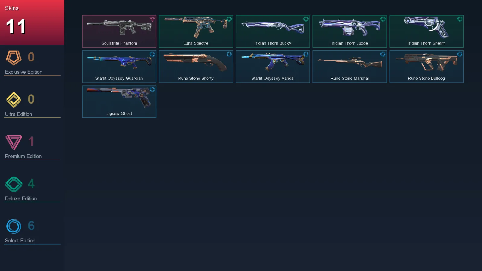 BR | Lv54 | Unranked | 11 Skin | 16 Agent | 20 Buddy — Valorant account
