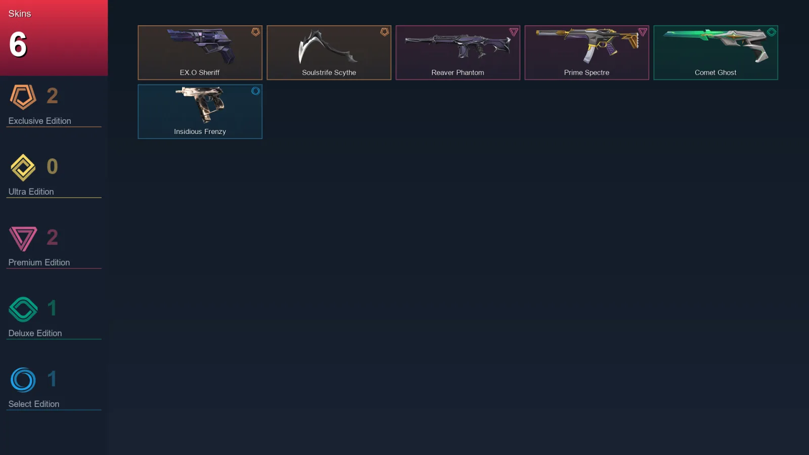 EU | Lv43 | Unranked | 6 Skin | 16 Agent | 21 Buddy — Valorant account