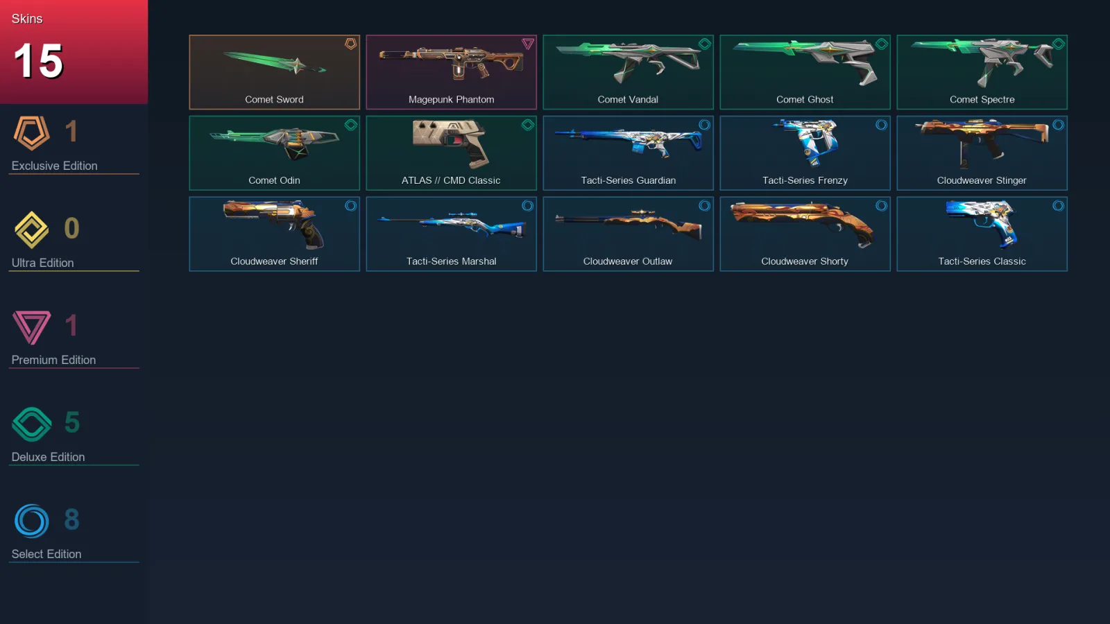 AP | Lv77 | Unranked | 15 Skin | 20 Agent | 34 Buddy — Valorant account