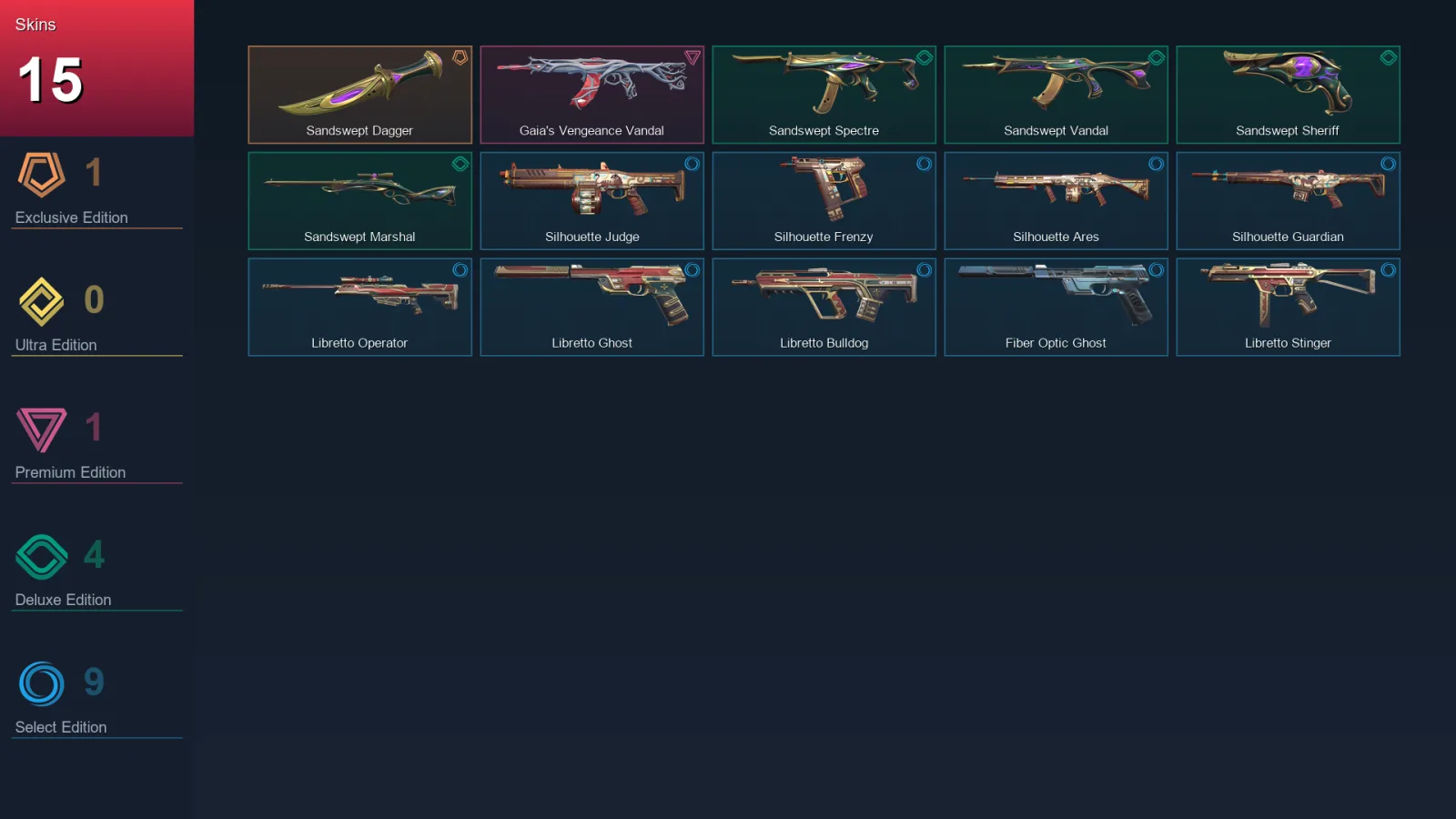 EU | Lv69 | Unranked | 15 Skin | 19 Agent | 25 Buddy &mdash; Valorant account with Bulldog skin