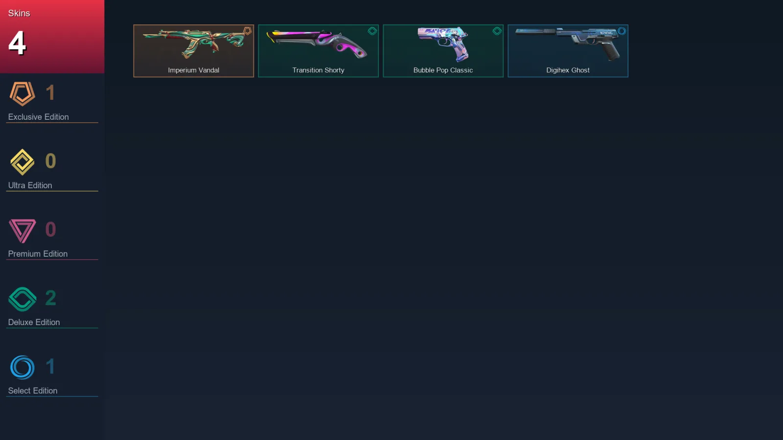 EU | Lv78 | Unranked | 4 Skin | 23 Agent | 26 Buddy