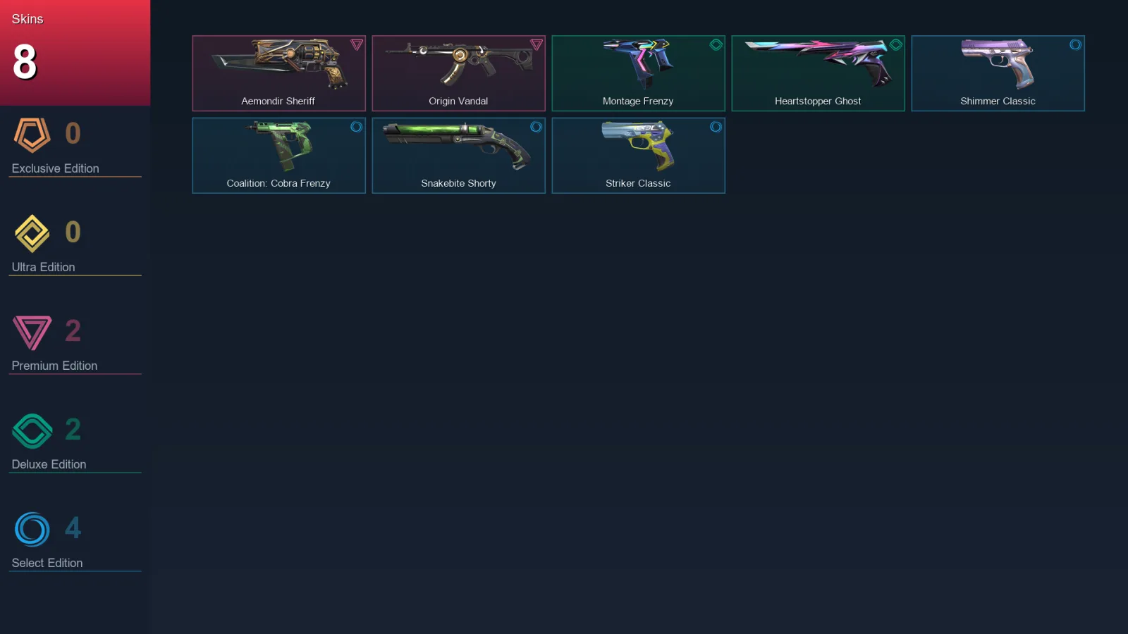 AP | Lv125 | Unranked | 8 Skin | 28 Agent | 43 Buddy — Valorant account
