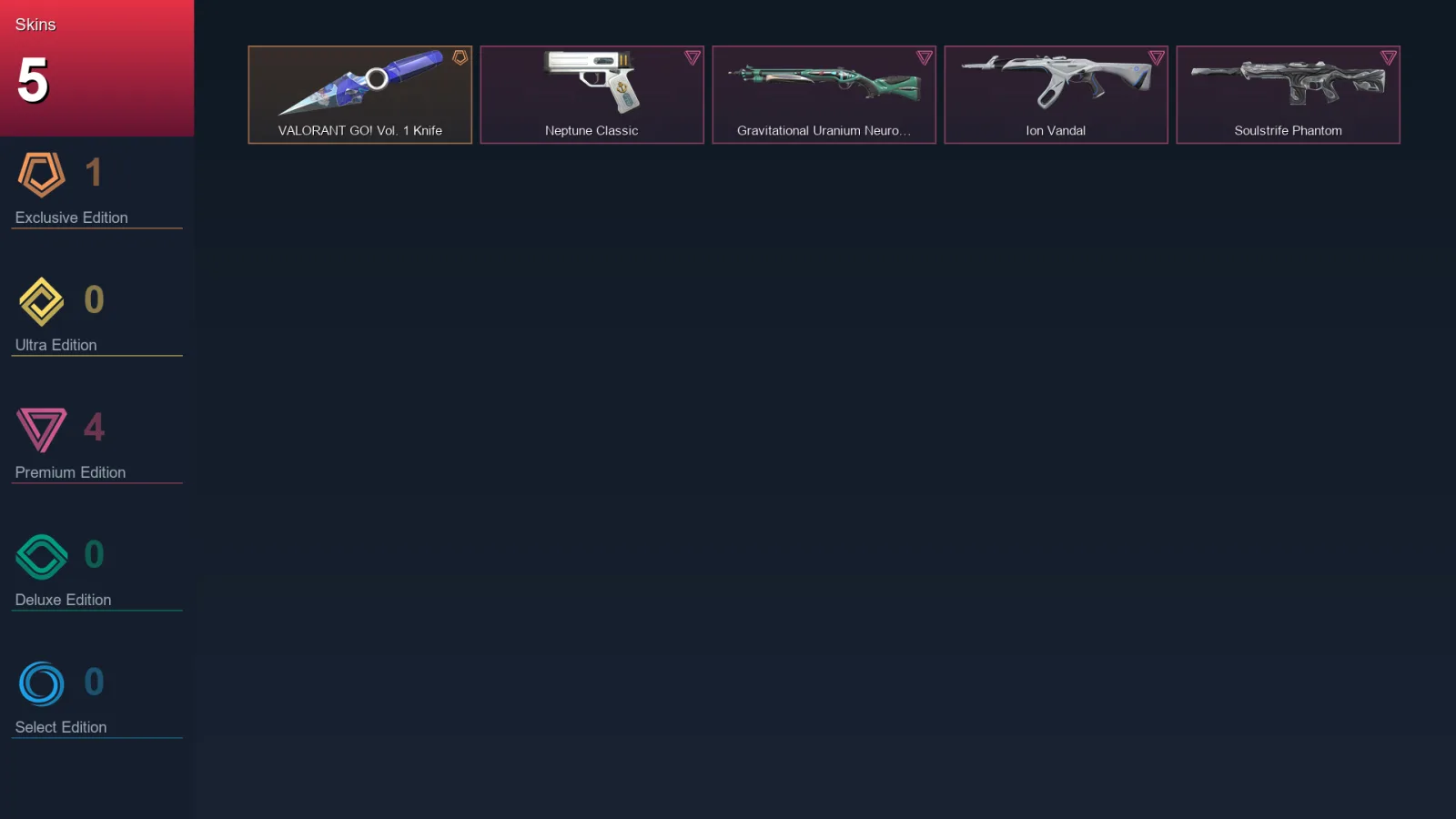 NA | Lv11 | Unranked | 5 Skin | 7 Agent | 7 Buddy