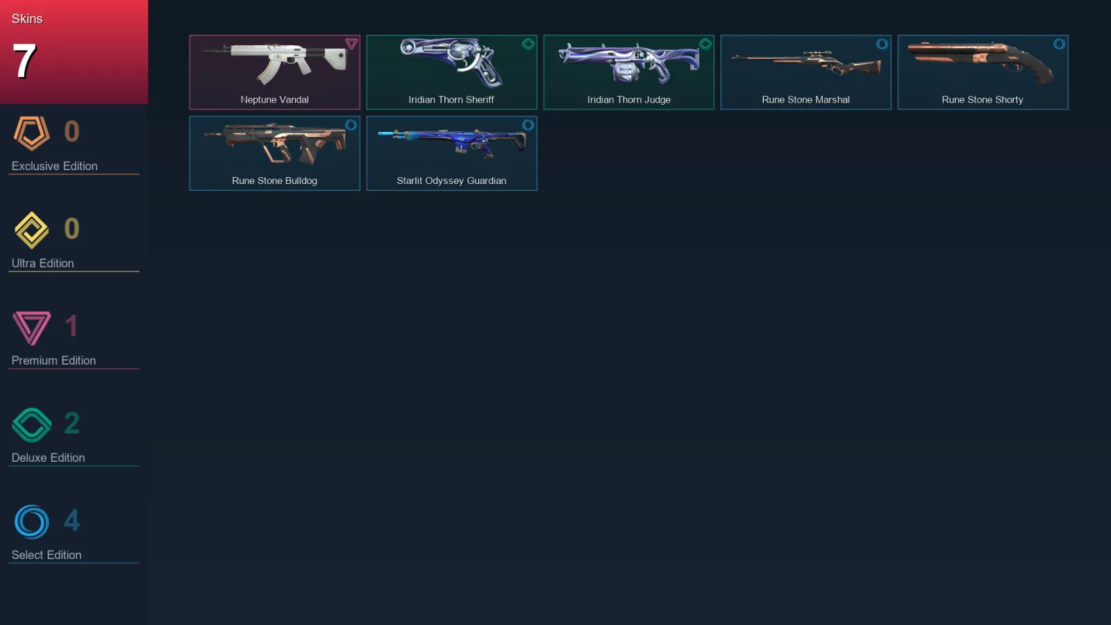 NA | Lv15 | Unranked | 7 Skin | 7 Agent | 5 Buddy