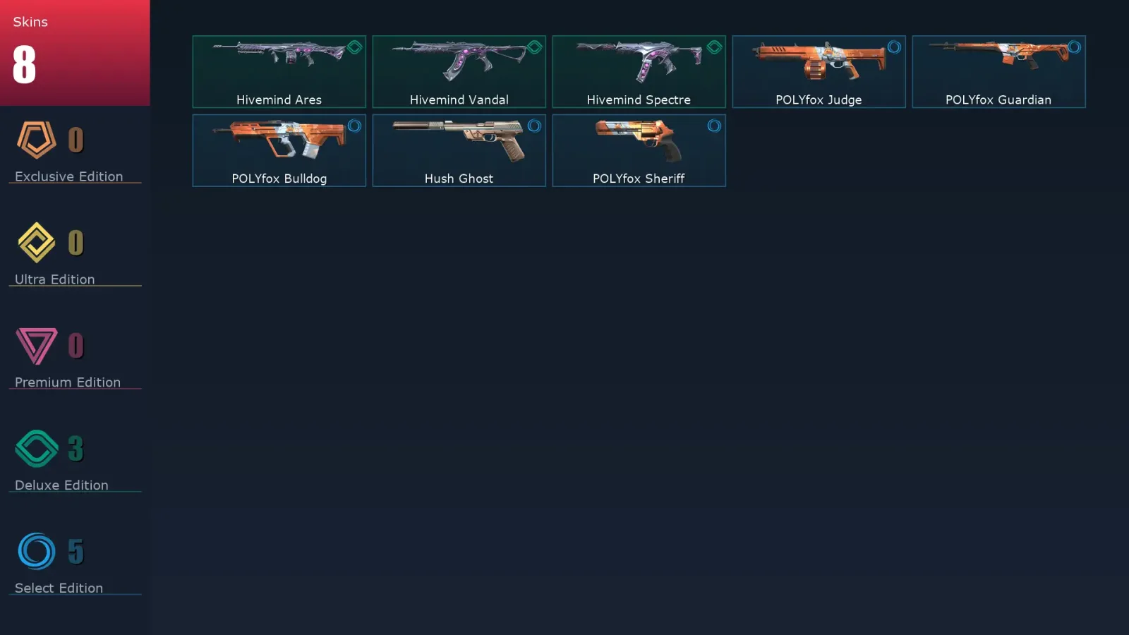 [Valorant] | EU | Level 24 | 9 Agents | 8 Skins — Valorant account