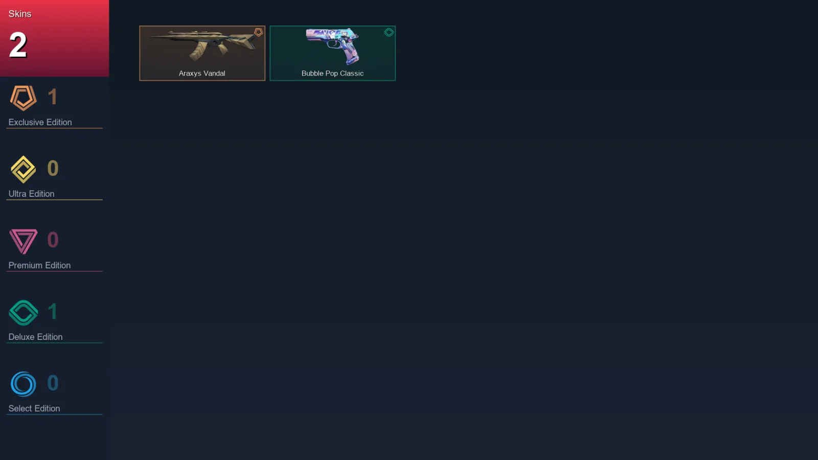 AP | Lv50 | Unranked | 2 Skin | 19 Agent | 21 Buddy