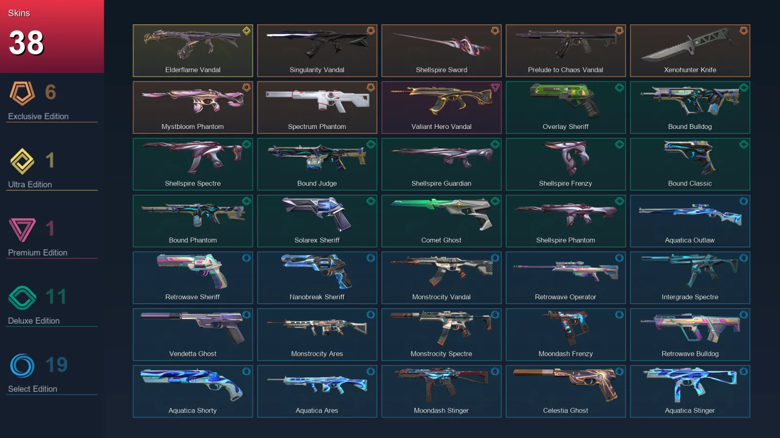 BR | Lv156 | Unranked | 38 Skin | 22 Agent | 77 Buddy