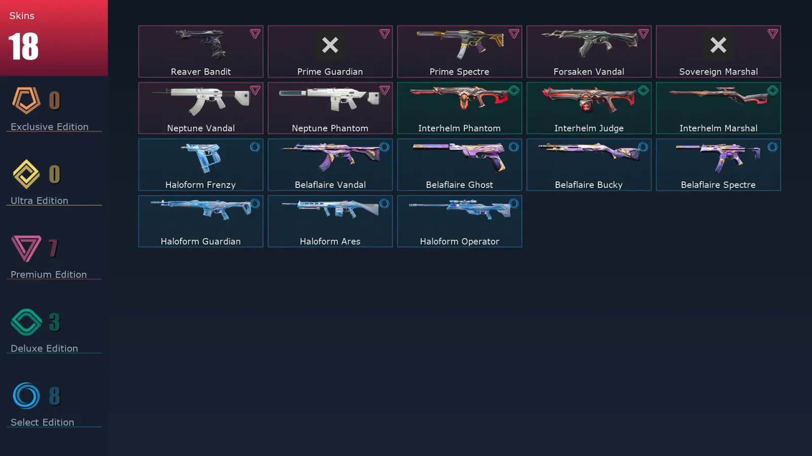 [Valorant] | EU | Level 70 | 28 Agents | 18 Skins — Valorant account