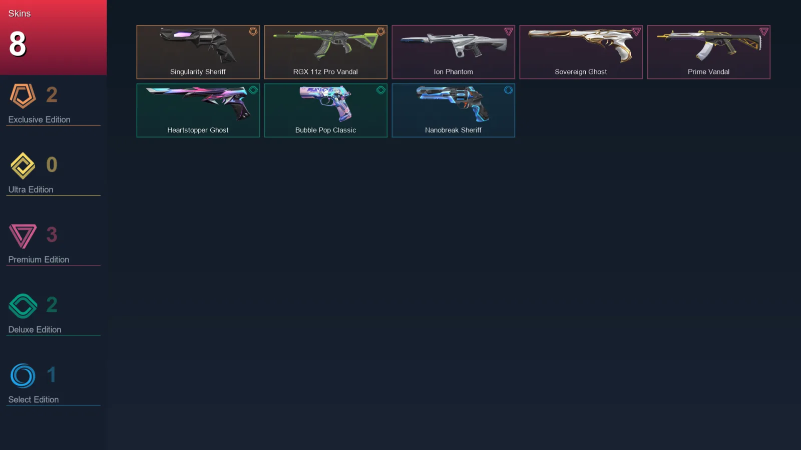 LA | Lv66 | Unranked | 8 Skin | 23 Agent | 25 Buddy
