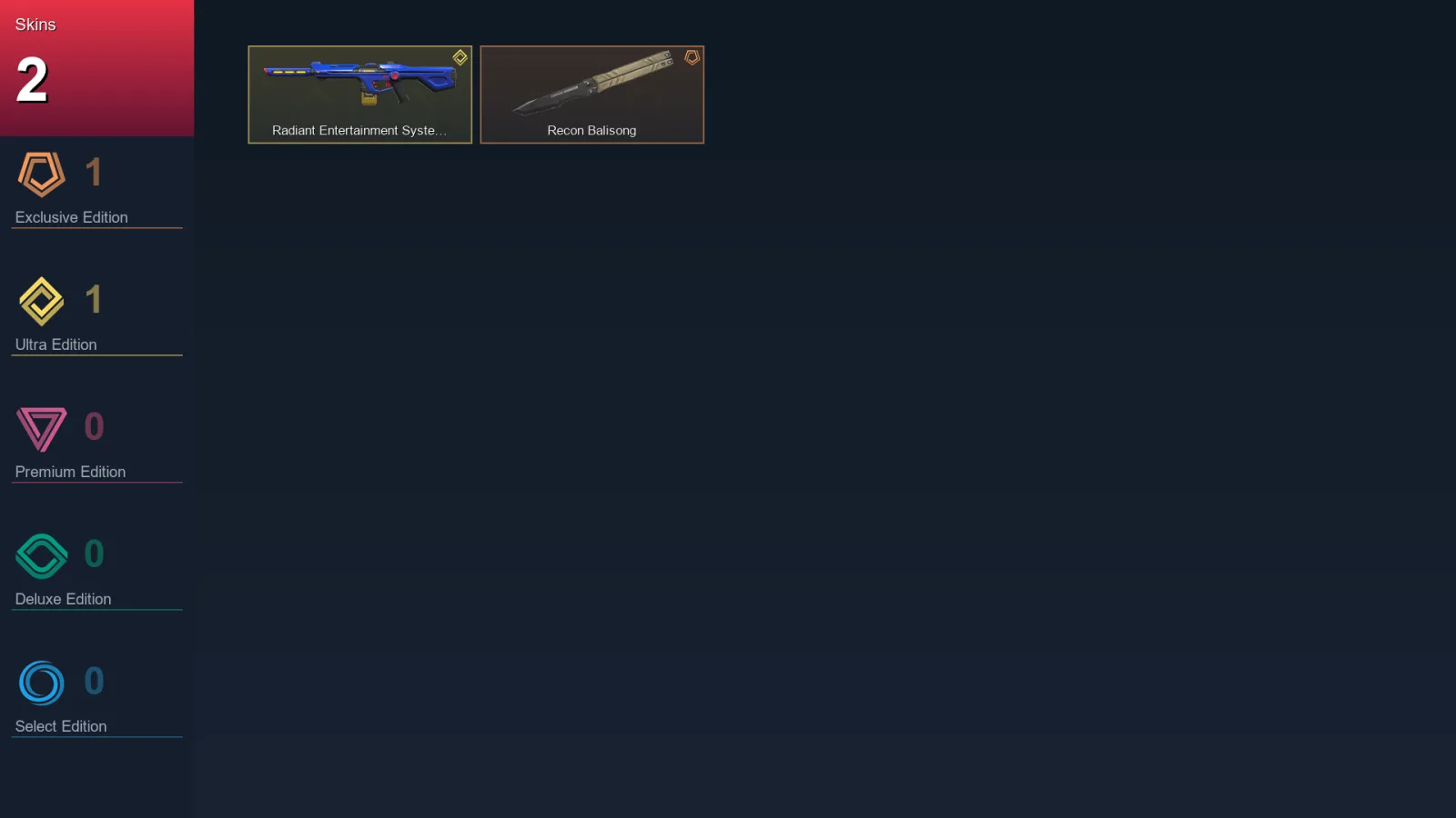 LA | Lv49 | Unranked | 2 Skin | 17 Agent | 19 Buddy