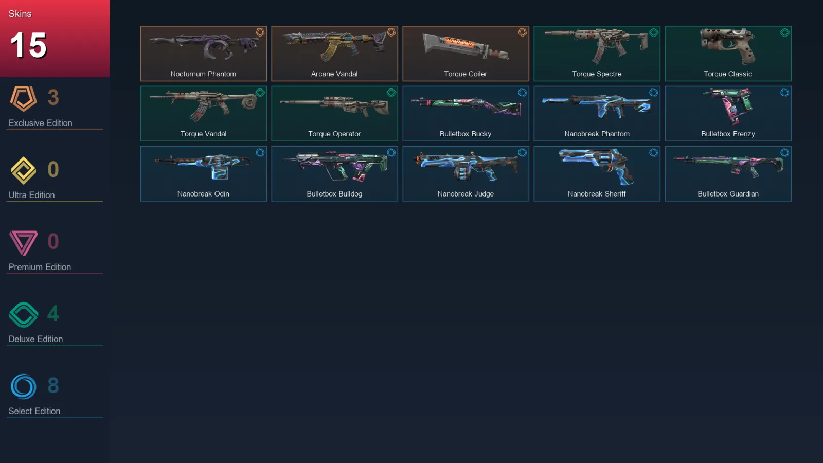 AP | Lv30 | Unranked | 15 Skin | 11 Agent | 13 Buddy
