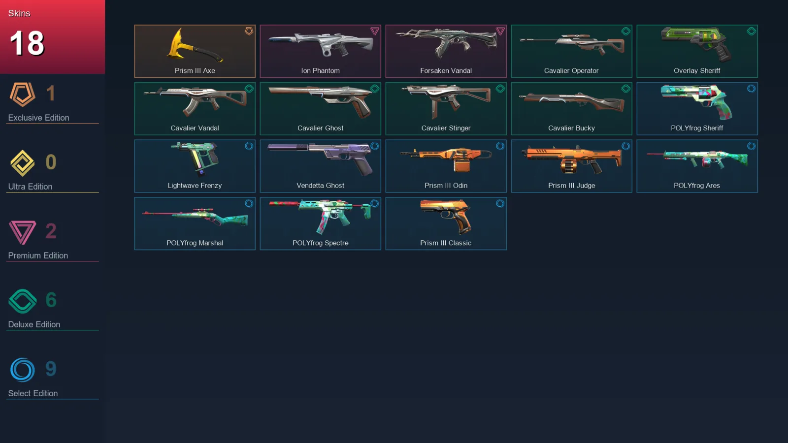 AP | Lv79 | Unranked | 18 Skin | 27 Agent | 45 Buddy — Valorant account