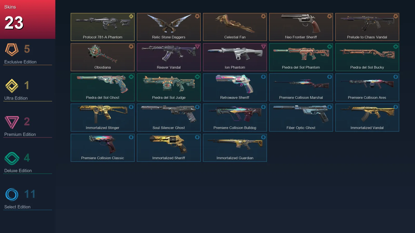 AP | Lv105 | Unranked | 23 Skin | 24 Agent | 44 Buddy