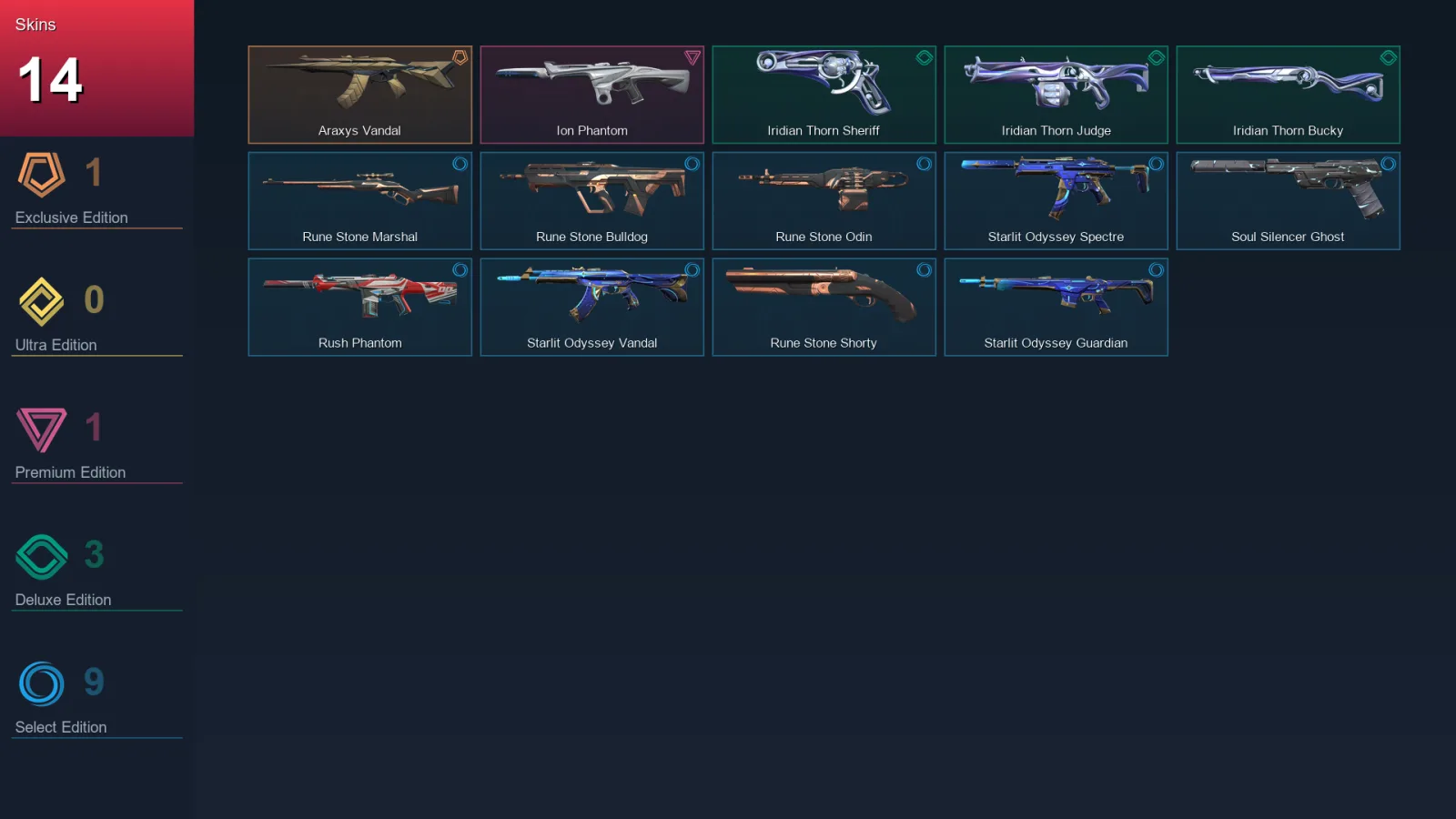 EU | Lv56 | Unranked | 14 Skin | 15 Agent | 38 Buddy