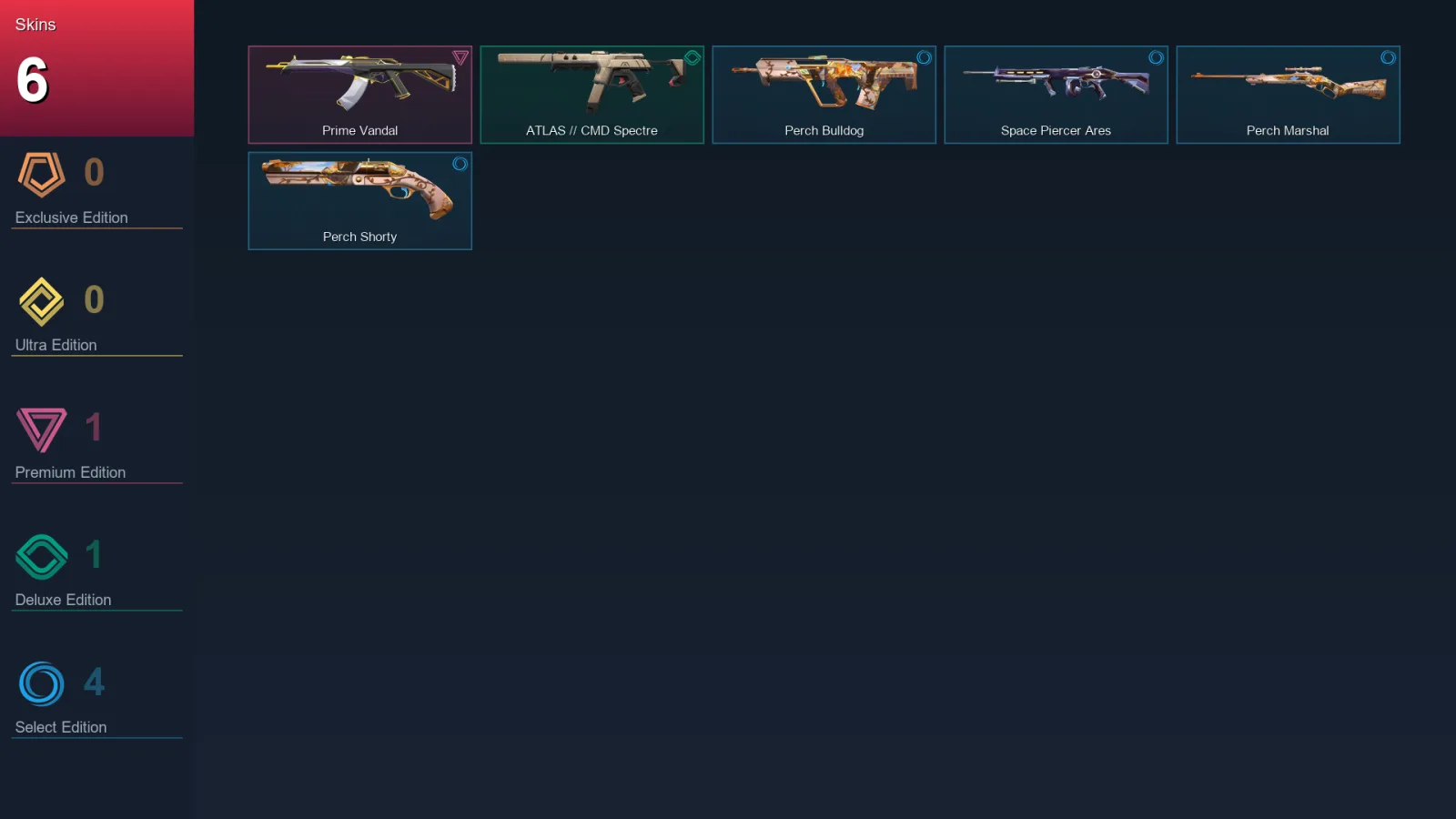 EU | Lv10 | Unranked | 6 Skin | 7 Agent | 4 Buddy