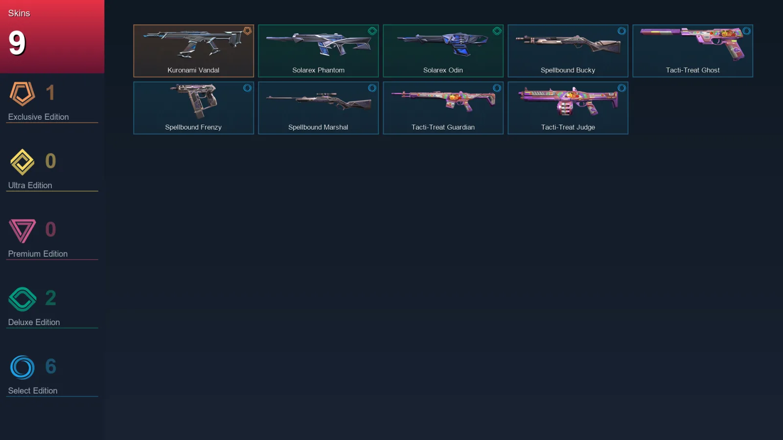 NA | Lv23 | Unranked | 9 Skin | 7 Agent | 15 Buddy — Valorant account