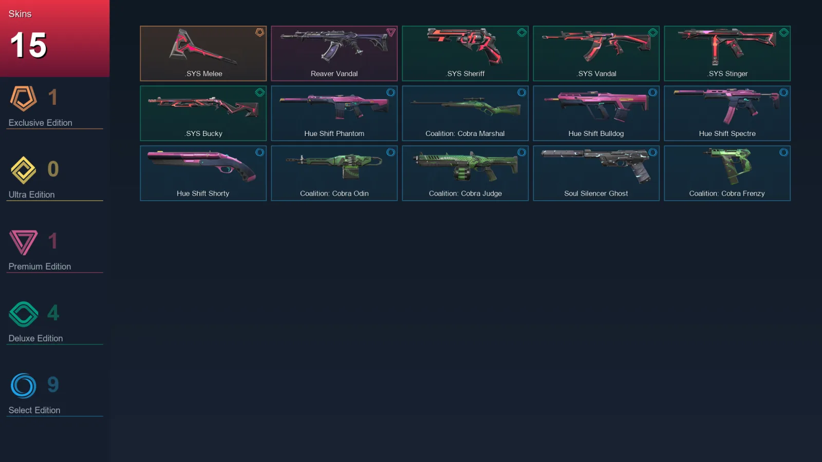 EU | Lv56 | Unranked | 15 Skin | 15 Agent | 28 Buddy