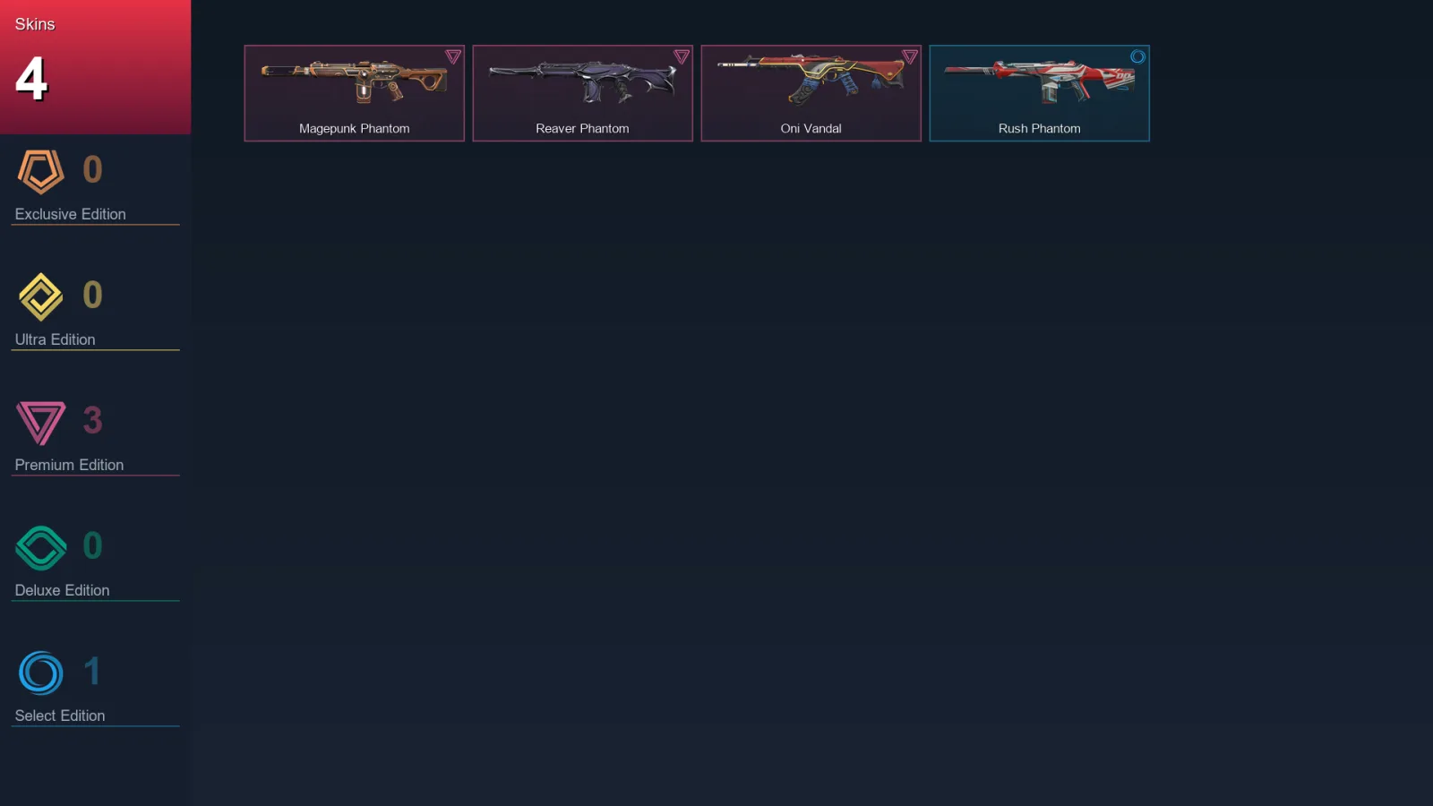 LA | Lv47 | Unranked | 4 Skin | 12 Agent | 19 Buddy