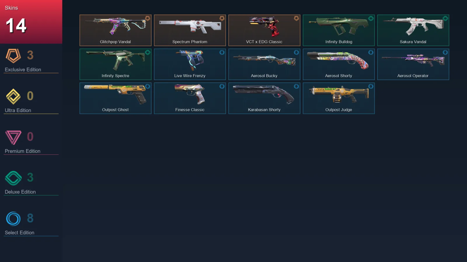 NA | Lv101 | Unranked | 14 Skin | 29 Agent | 51 Buddy