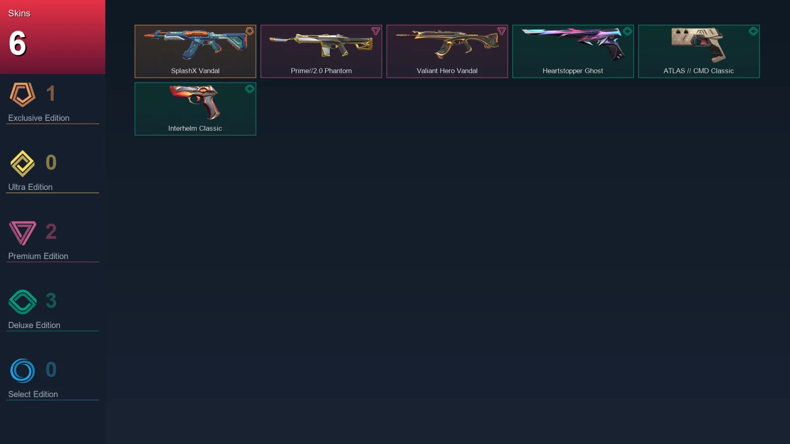 EU | Lv84 | Unranked | 6 Skin | 22 Agent | 14 Buddy — Unranked / Smurf Valorant
