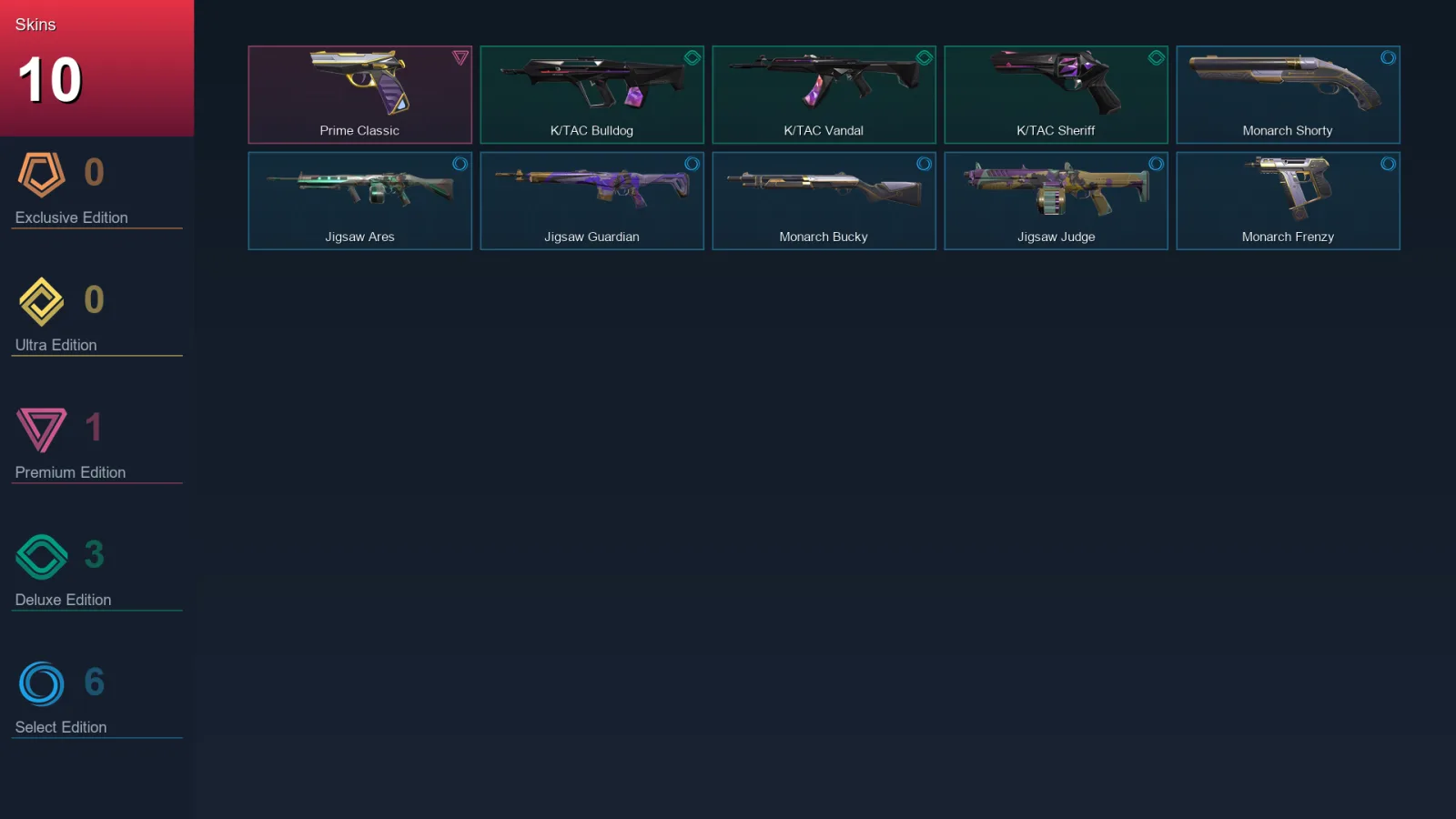LA | Lv42 | Unranked | 10 Skin | 11 Agent | 23 Buddy