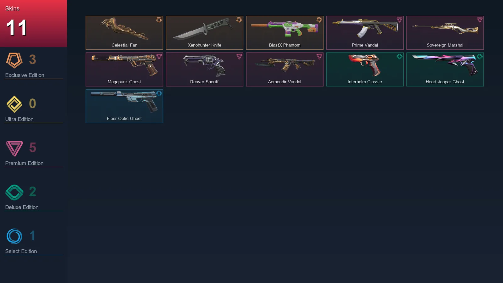 EU | Lv85 | Unranked | 11 Skin | 24 Agent | 31 Buddy